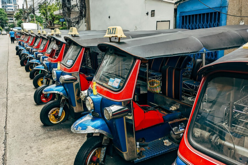 Tuktuk in Thai Lan